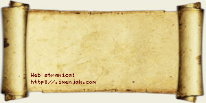 Olga Rnić vizit kartica